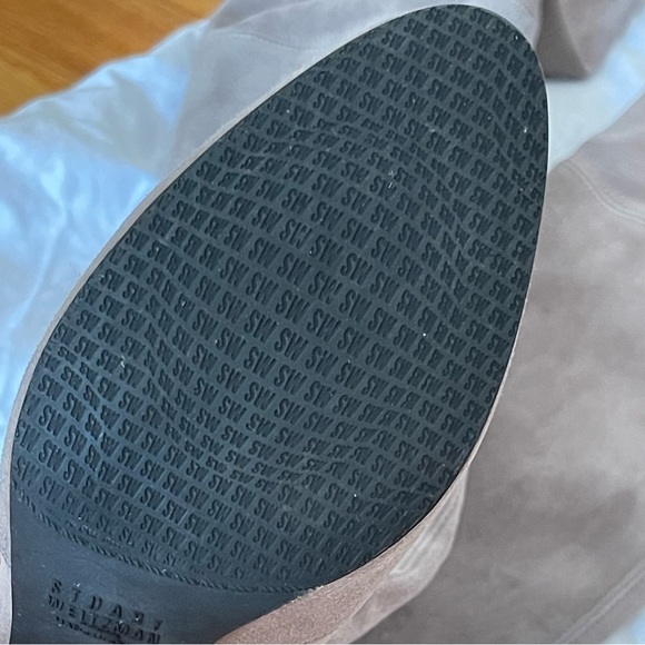 Stuart Weitzman Highland Over the Knee boots in Grey Seude Women’s Size 6 - Picture 12 of 15